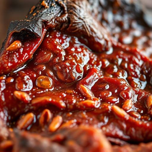 Close-up of various cuts of Biltong, showcasing its texture and spices.